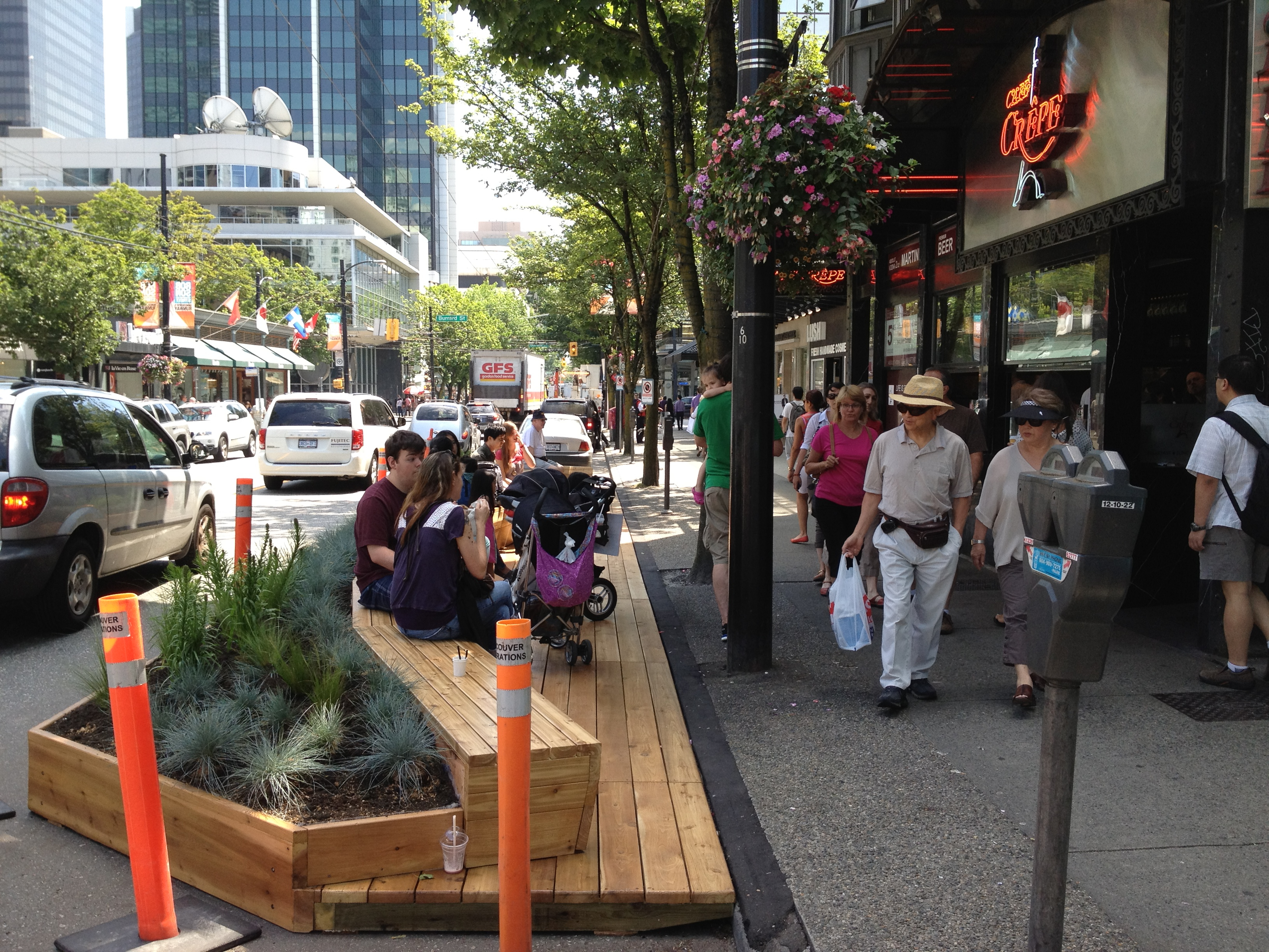 Parklets als Wohlfühlmagnet