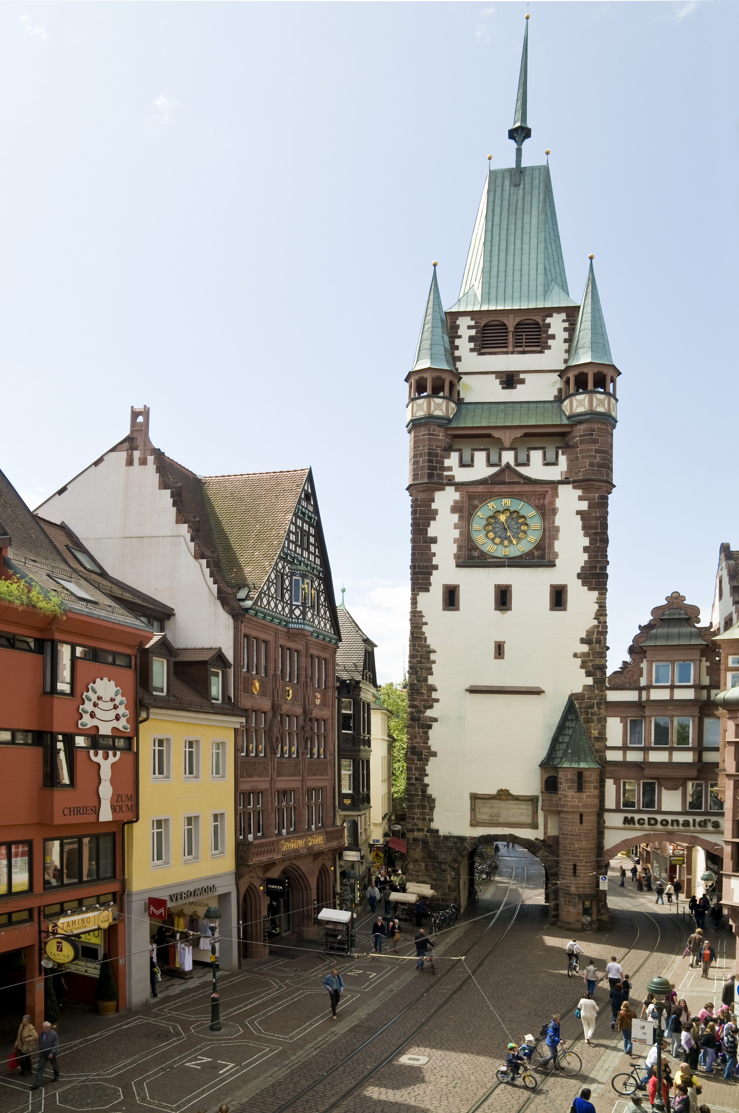 Begegnungszone in Freiburg